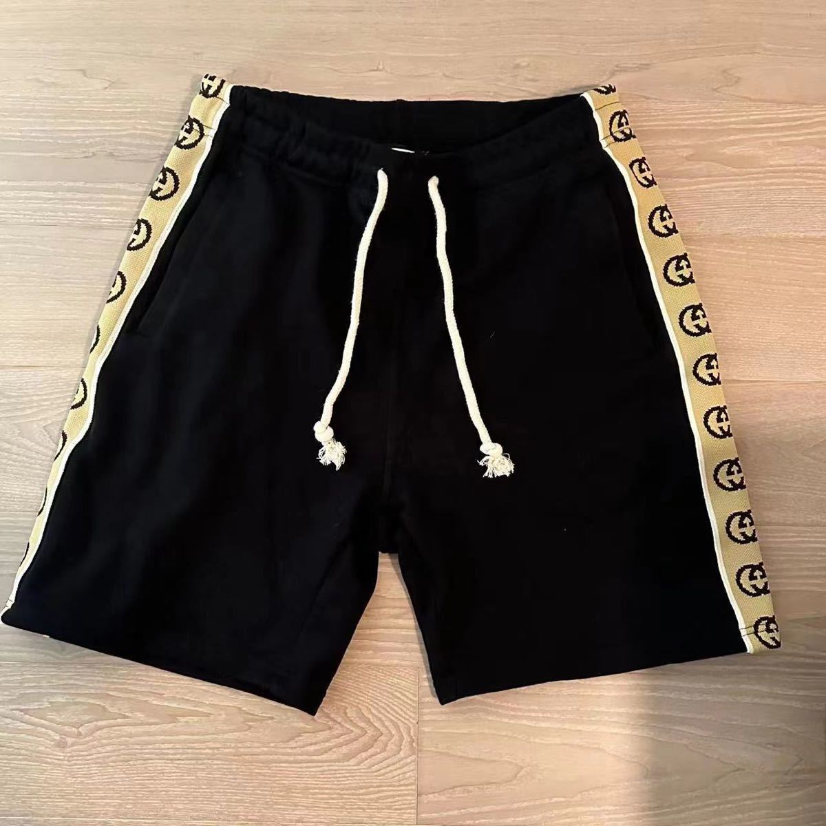 GUCCI ショートパンツ ブラック ジャージ グッチ 短パン-