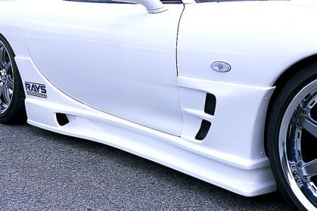 イングス RX-7 FD3S サイドステップ FRP 未塗装 ings N-SPEC エヌスペック_画像1