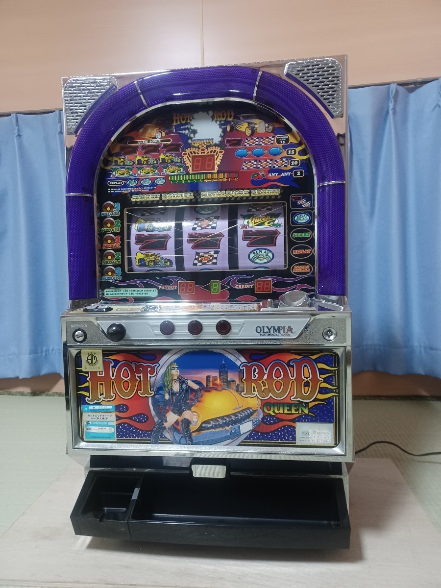 ヤフオク! - ☆4号機 ホットロッドクイーン ホロQ パチスロ実機スロッ...