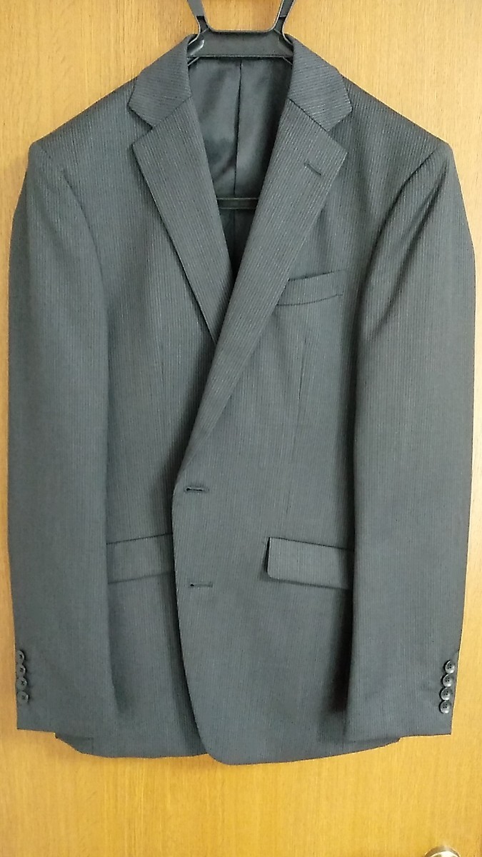 SUIT SELECT 新品未使用 チャコールグレー 細身 スーツセレクト
