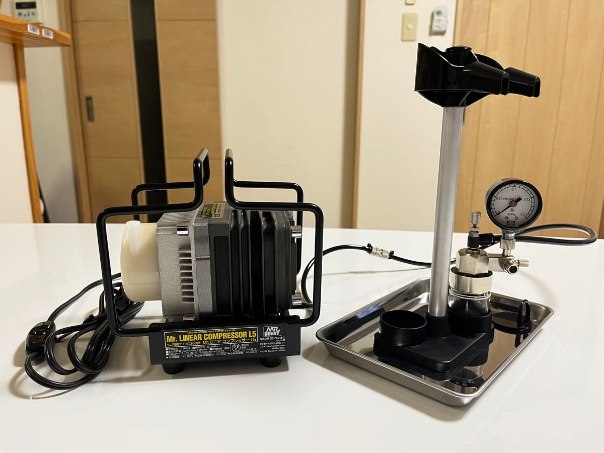 GSIクレオス リニアコンプレッサーL5 レギュレーター エアブラシ GSIクレオス リニアコンプレッサーL5 レギュレーター エアブラシ