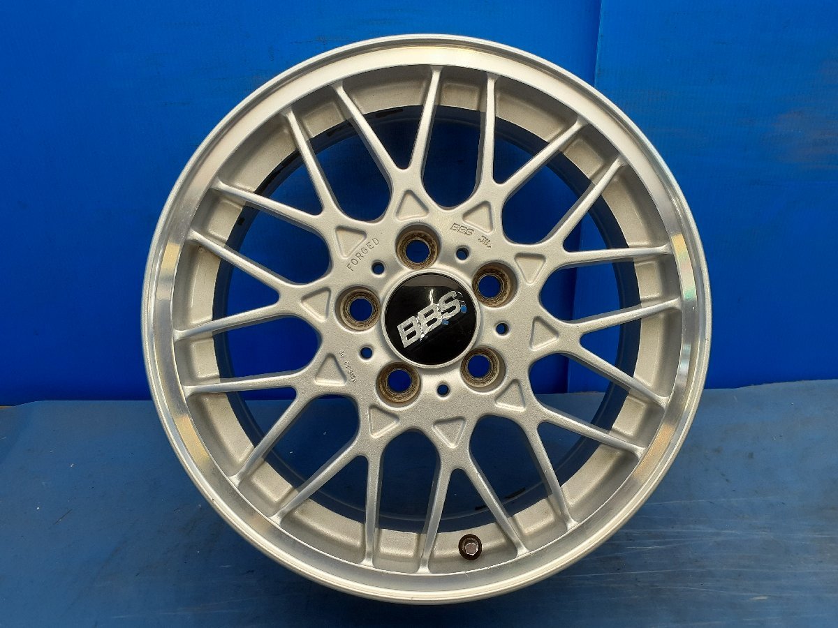 ★ 個人宅発送可 FORGED 鍛造 三菱純正OP BBS アルミホイール 4本 16インチ 6JJ +46 5H PCD114.3 純正平座ナット仕様_画像4