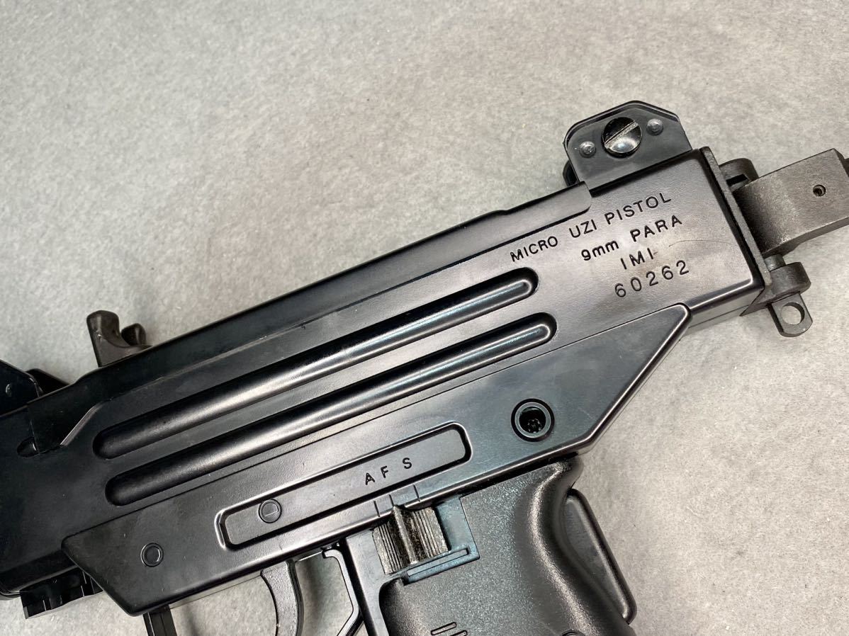 希少 マイクロ ウージー MICRO UZI メタル製 折り畳み ストック