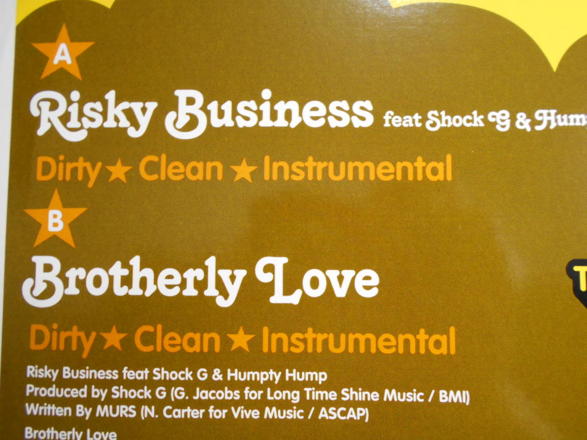 【LPレコード】 Murs/Humpty Hump/Shock g 『Risky Business』_画像4