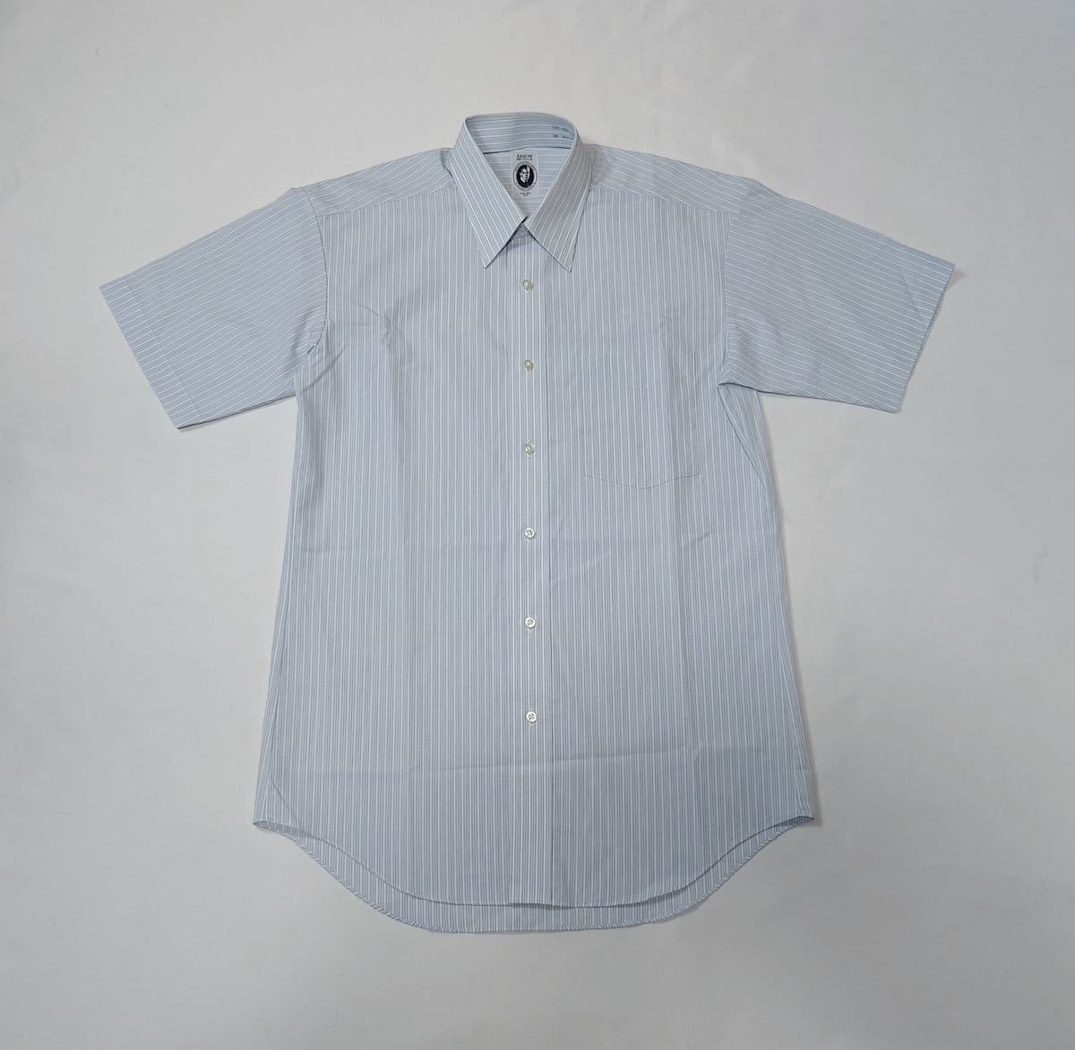 ARROW // 形態安定 半袖 ストライプ柄 シャツ・ワイシャツ (ミックス) サイズ 38-M_画像1