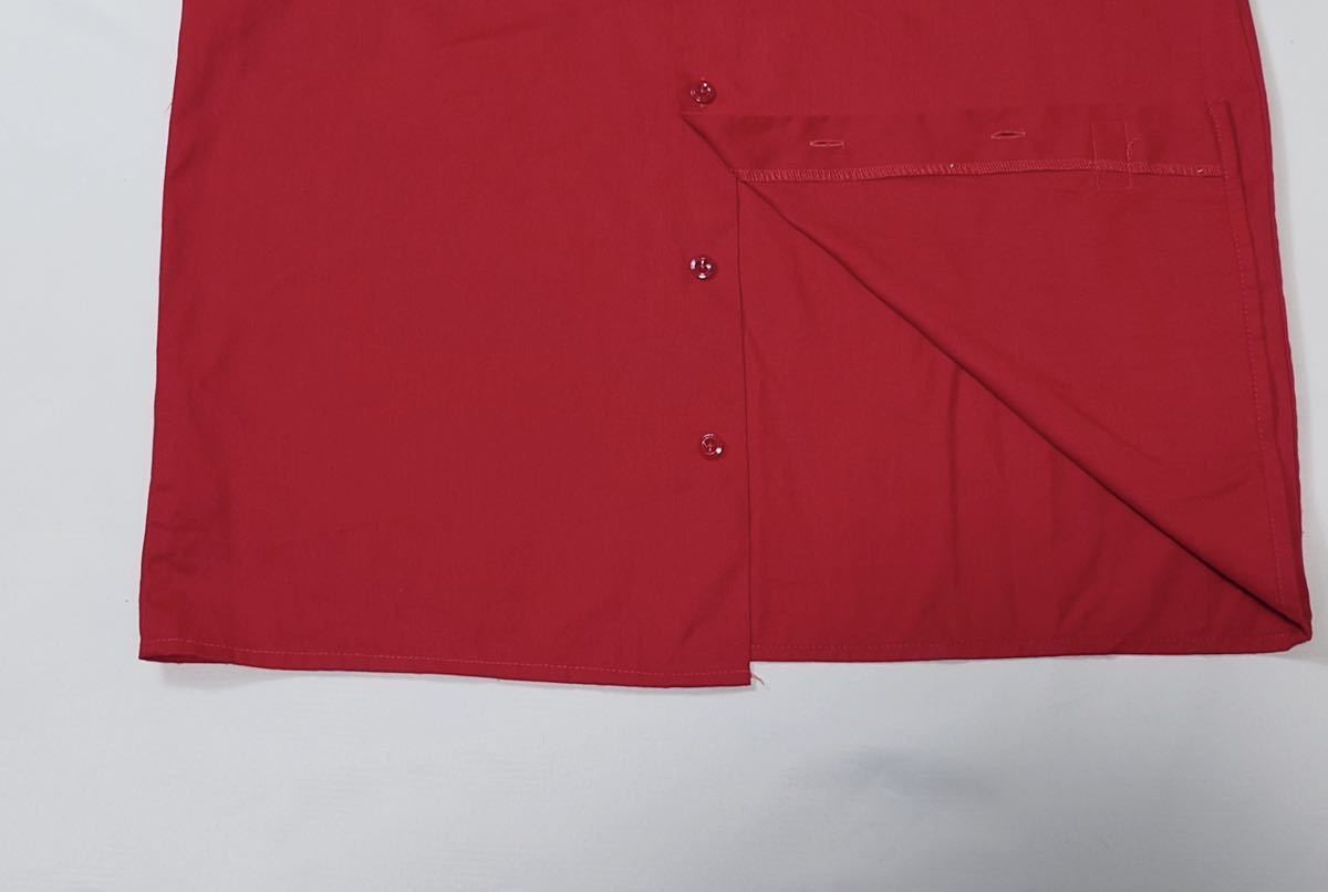 Dickies ディッキーズ // 半袖 ワークシャツ (赤) サイズ M_画像4