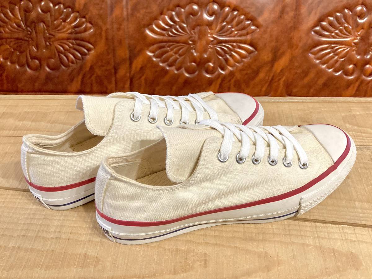 2022春の新作 白 ホワイト オールスター converse 25.5cm 7 生成り