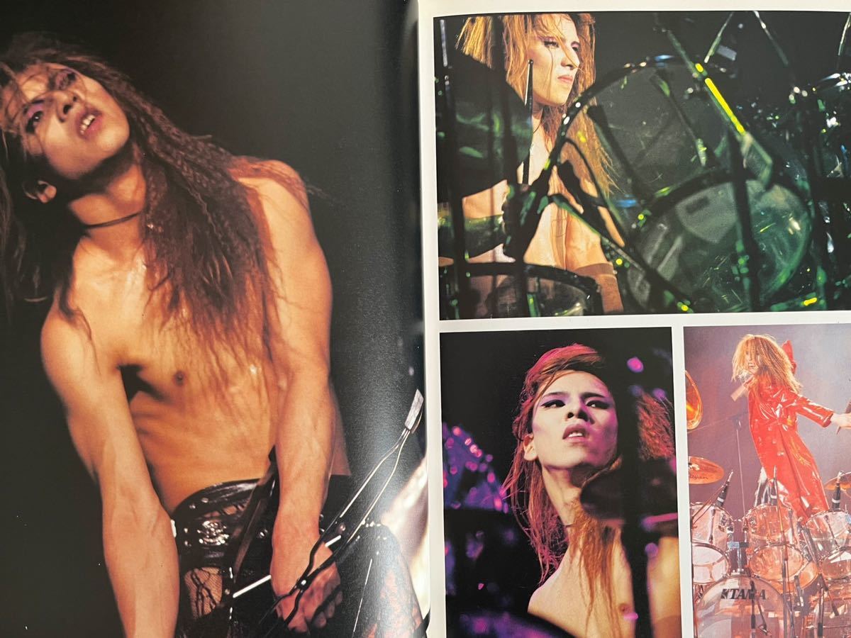 X(エックス)☆X JAPAN☆ARENA37℃・7月号臨時増刊☆ROSE & BLOOD TOUR LIVE PHOTOGRAPHY☆1990年7月27日発行_画像3