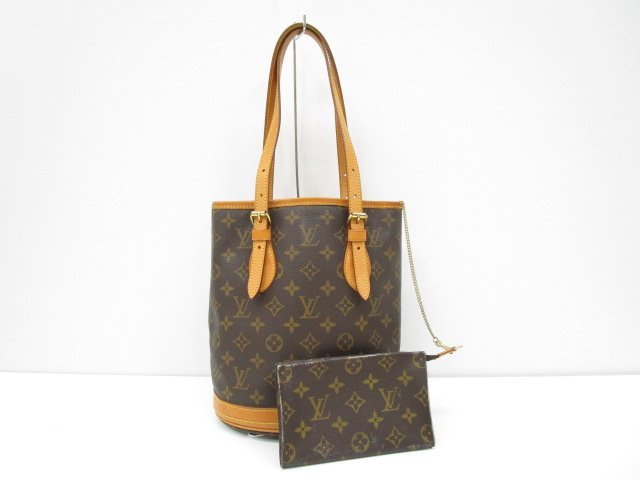 LOUIS VUITTON モノグラム バケットPM トートバッグ-
