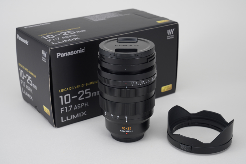 Panasonic LEICA DC VARIO-SUMMILUX 大口径10-25mm F1.7 美品 カメラ防湿庫保管品、購入店保証残有り 