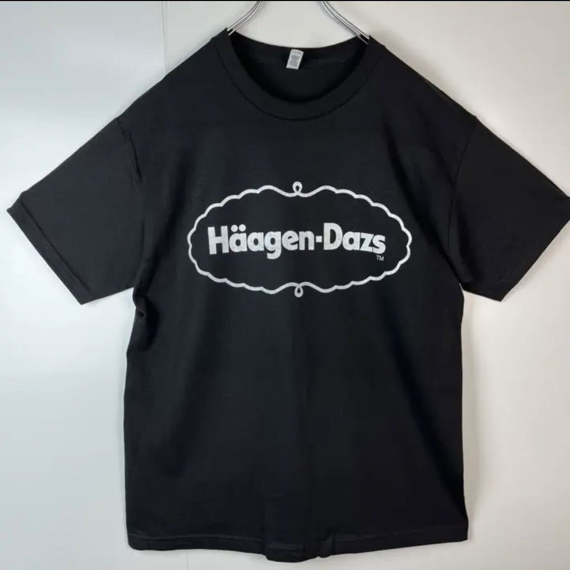 Haagen Dazs Tシャツ ハーゲンダッツ FUGAZI black flag イアンマッケイ 大判 古着卸 アニメ バンド 企業 スタバ 木村拓哉 ステューシー_画像2