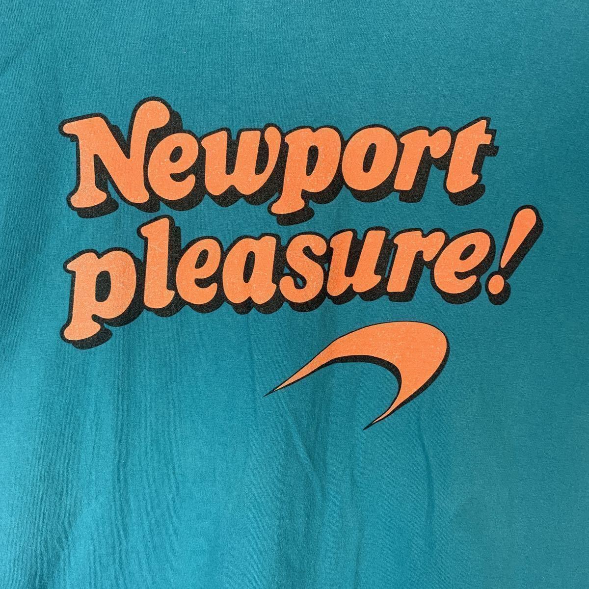 スペシャル 当時物 newport ニューポートTシャツ L サイズ 緑