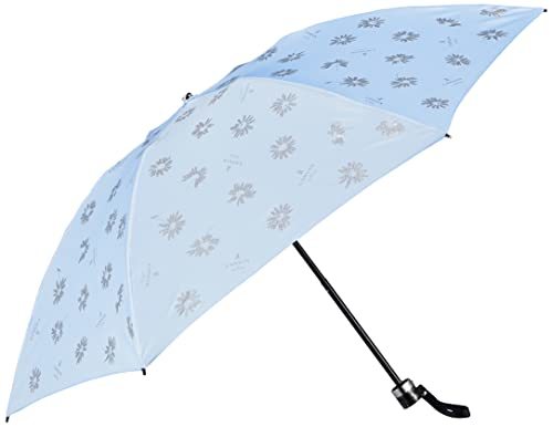 [ランバン オン ブルー] MOONBAT(ムーンバット) LANVIN en Bleu(ランバンオンブルー) グリッタープリント 花柄 折りたたみ傘 雨傘
