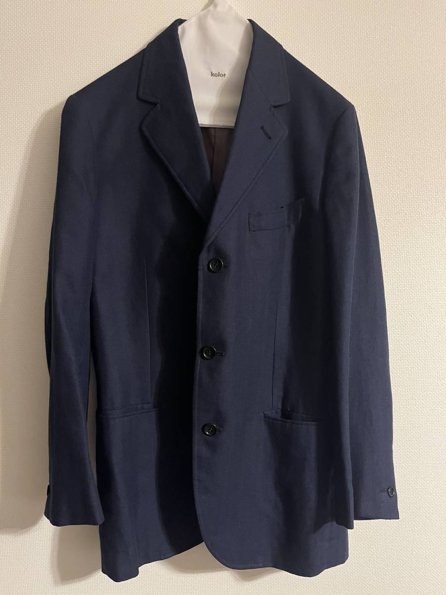 #ANATOMICA# hole Tomica -GEROGE/CHARLEY( George / Charlie ) jacket linen navy size 46(S)