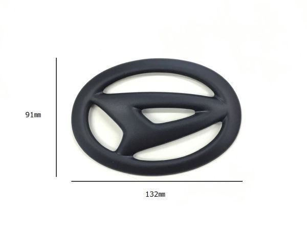 SilkRoad Silkroad Daihatsu emblem protector mat black front Atrai S700V S710V 2021/12~