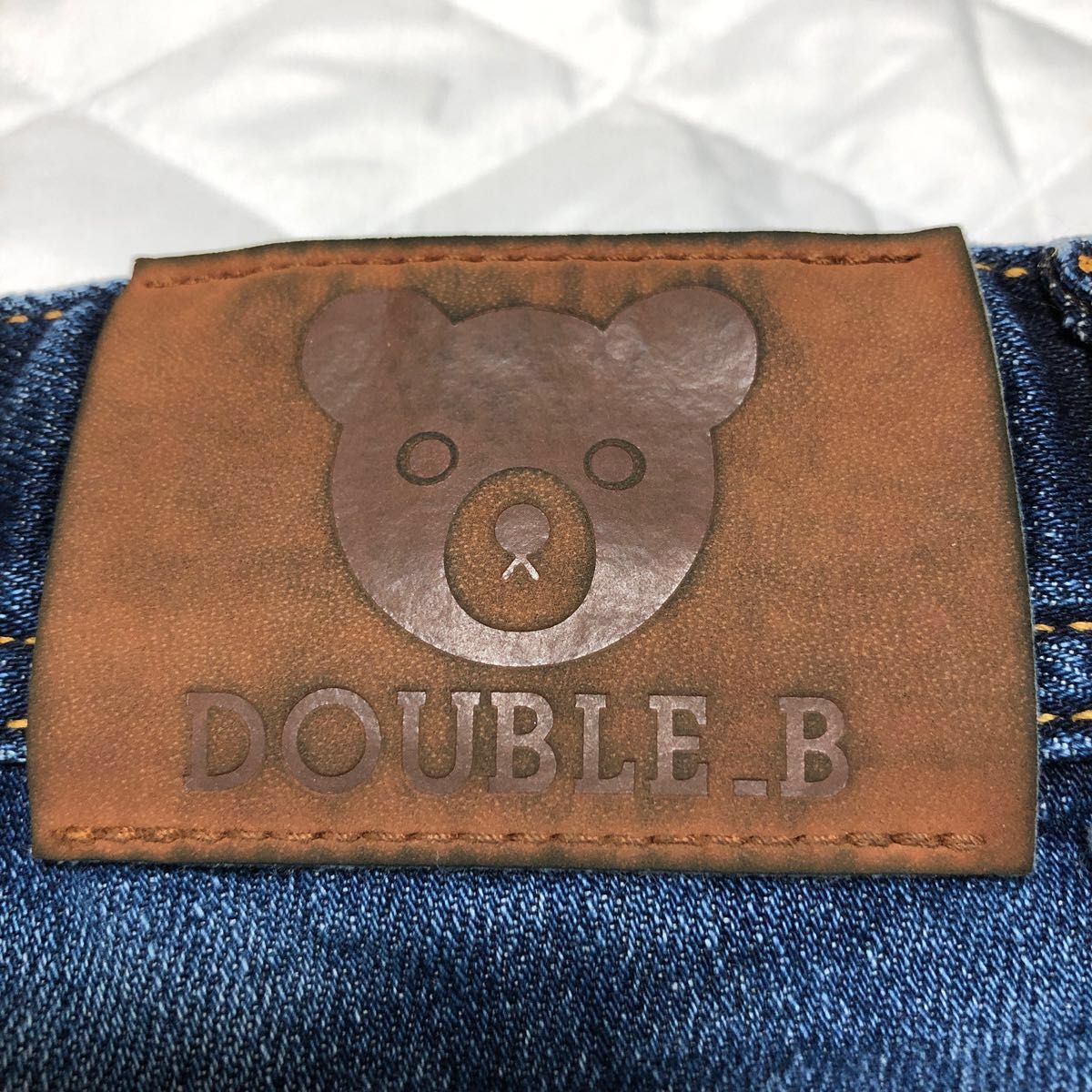 未使用 タグ付き ダブルB ミキハウス 児島ジーンズ 児島デニム 長ズボン 100