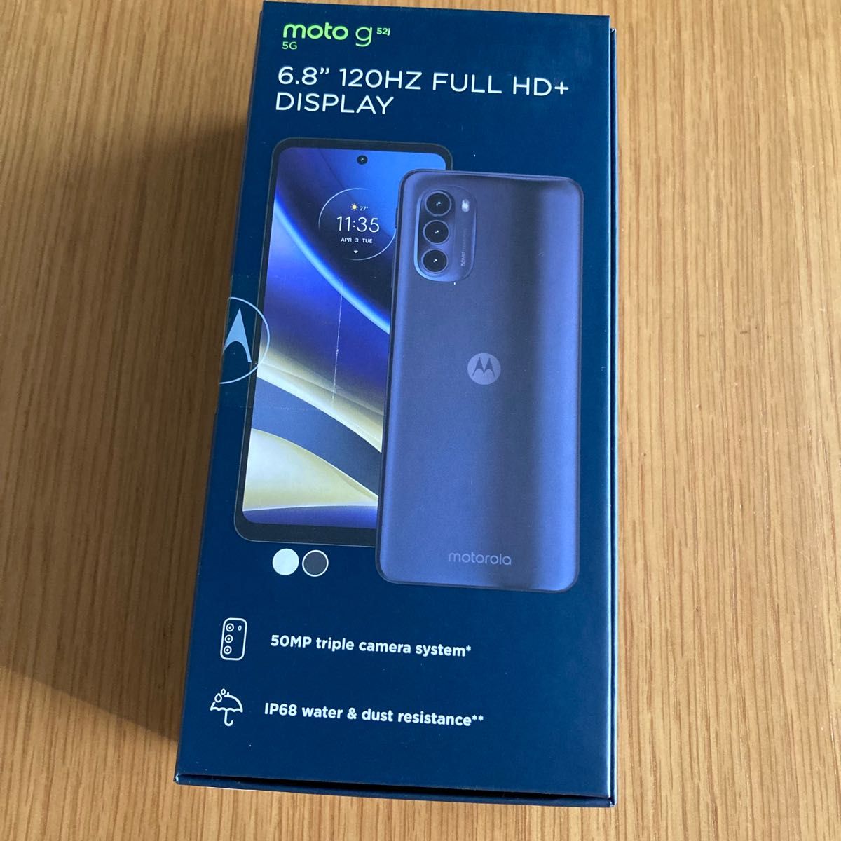 MOTOROLA スマートフォン moto g52j 5G インクブラック PATM0000JP