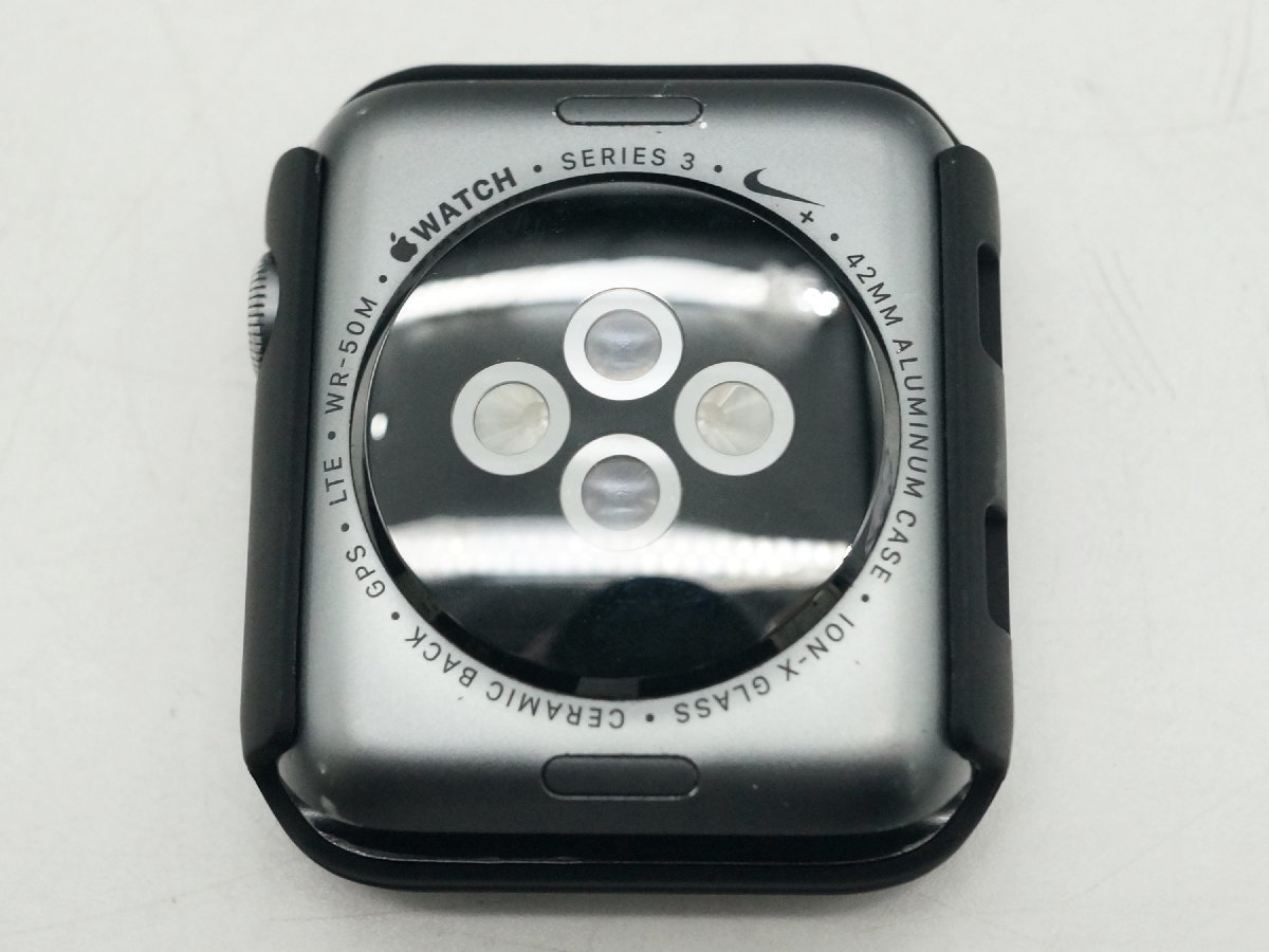 *1 старт [ б/у товар / первый период . settled ]Apple Watch Series3 42mm GPS+Cellular модель MQKR2J/A A1891 Space серый смарт-часы m5-25883 m_w
