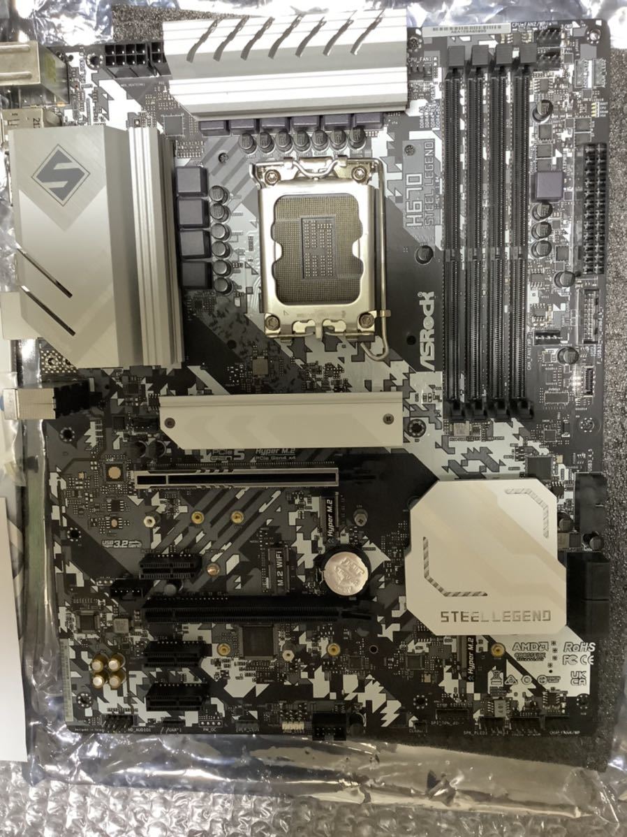 ＊ASROCK H670 Steel Legend バソコンのパーツジャンク品です。_画像2