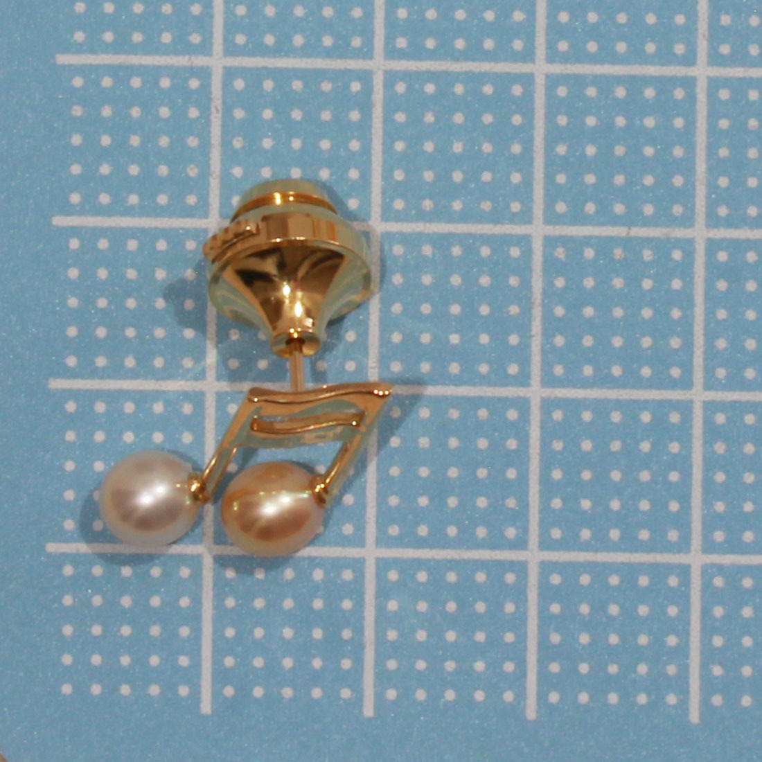 全商品オープニング価格! タサキ TASAKI 音符モチーフ ピンブローチ
