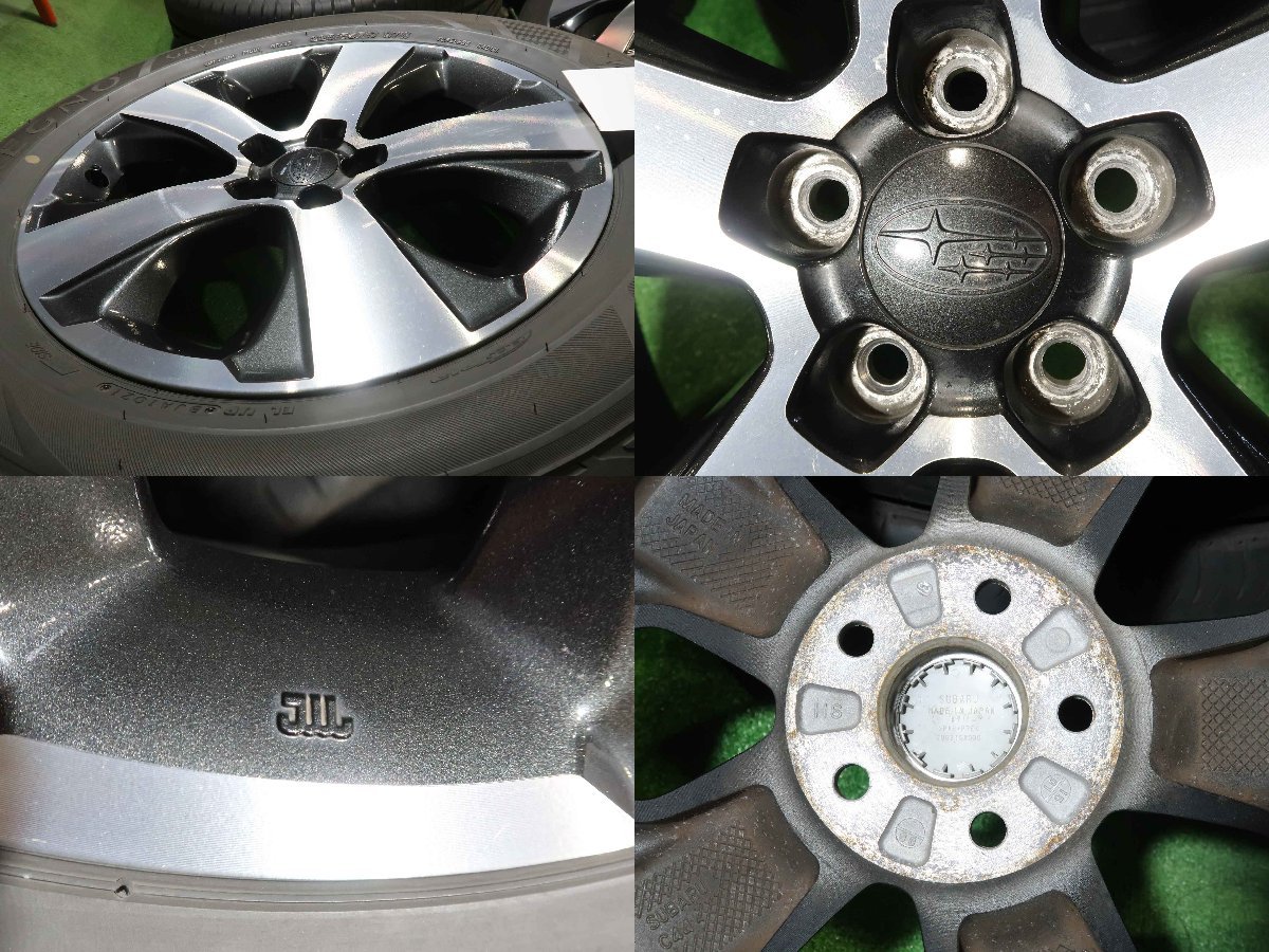 4本 スバル XV GP 純正 17インチ ホイール 7J +48 5H PCD100 ラジアル
