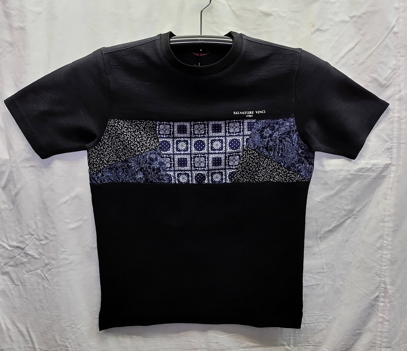 SALVATORE VINCI：半袖Tシャツ（M）日本製:31-2502-19：05色