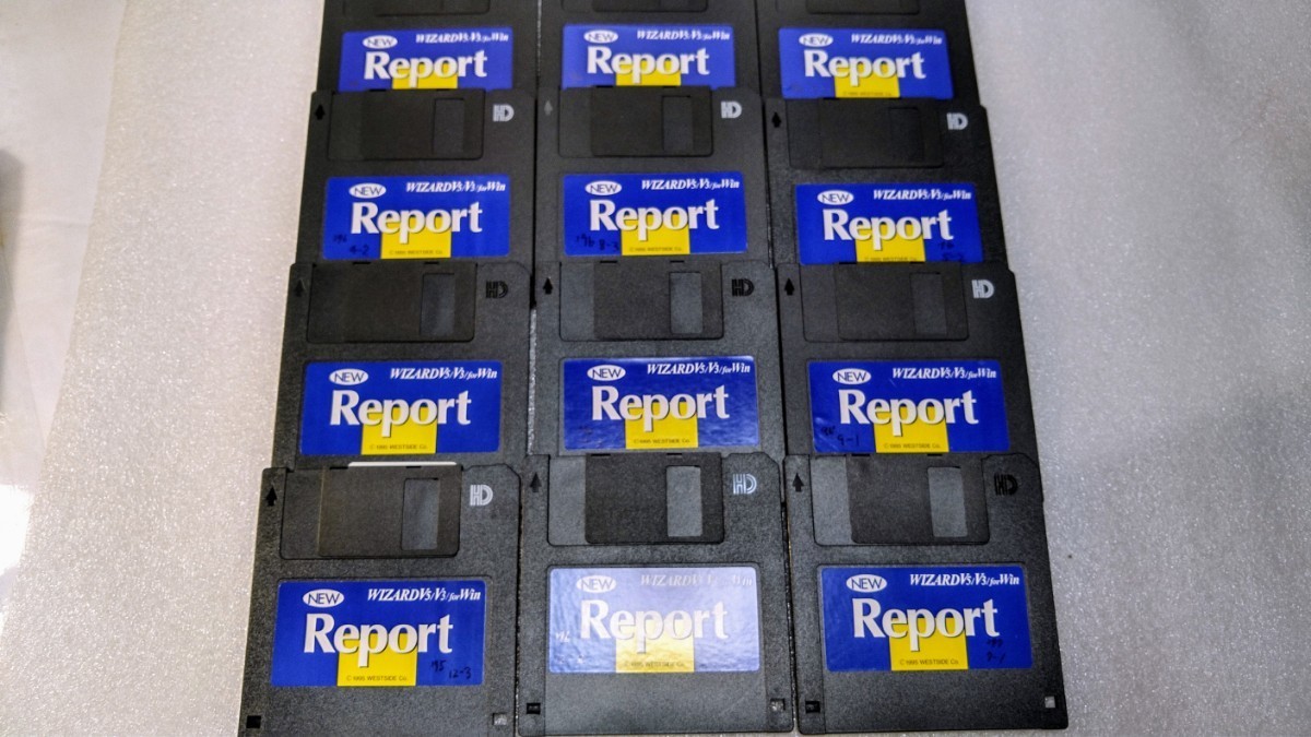 絶版FD】PC-9801 ウィザード V5 V3 for Win NEW Report ウエストサイド