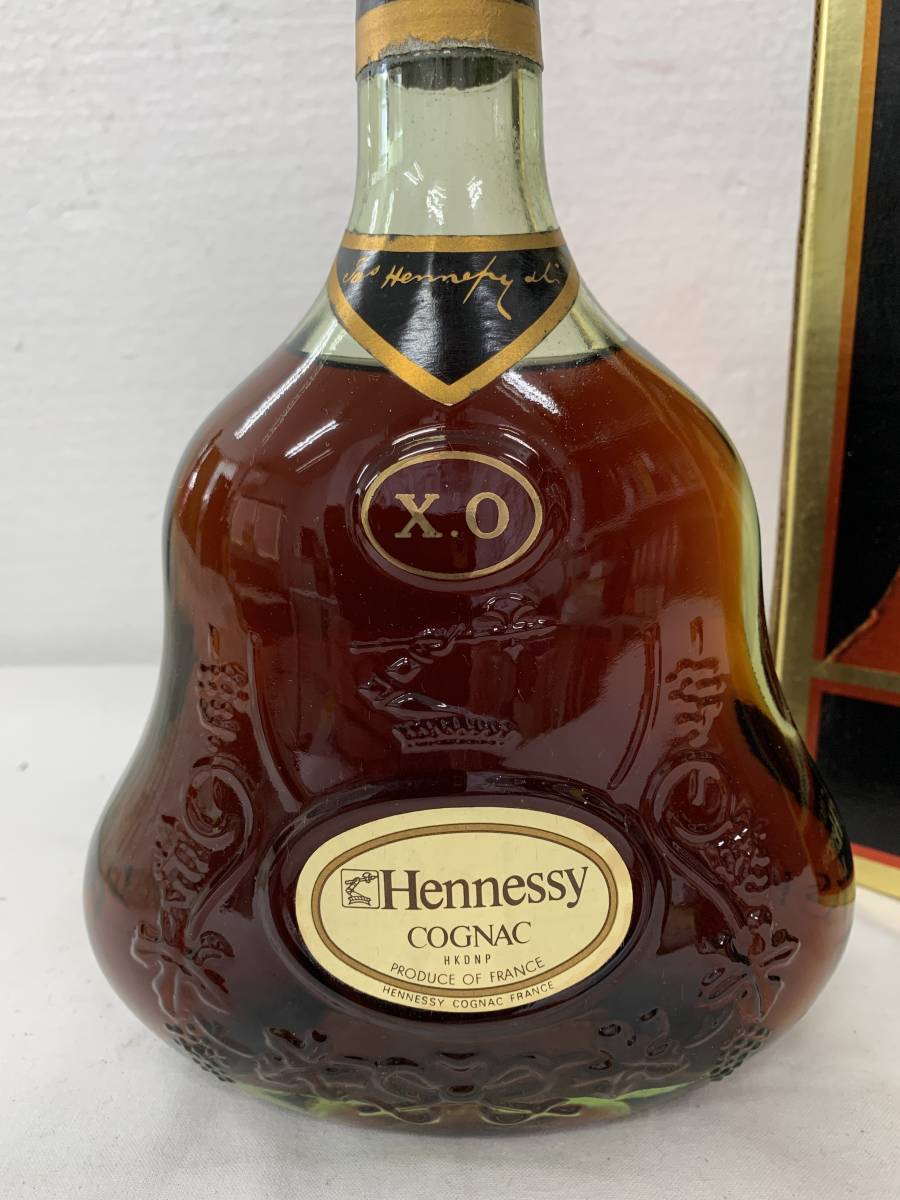 注目!【古酒 コニャック】Hennessy ヘネシーXO 金キャップ グリーン