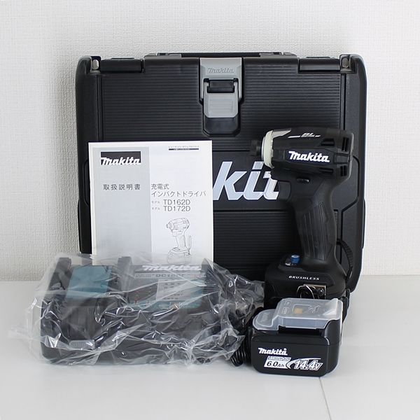 即決 マキタ Makita 充電式インパクトドライバ(青)TD162DRGX(B