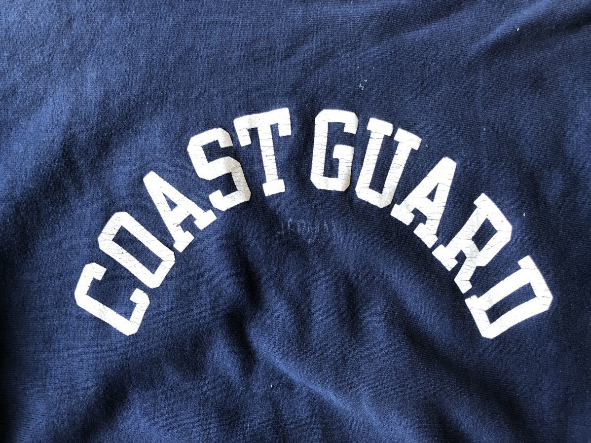 希少! 90s チャンピオン USA製 リバースウィーブ COAST GUARD パーカー