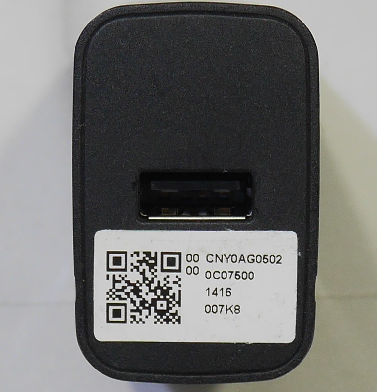 Fujitsu microUSB 充電ケーブル/USB-Cアダプタ付き 5V 2A 10W W12-010N3A/FMV-AC345/CP645087-01/ACアダプタ/microUSB→USB-C変換アダプタ_画像4