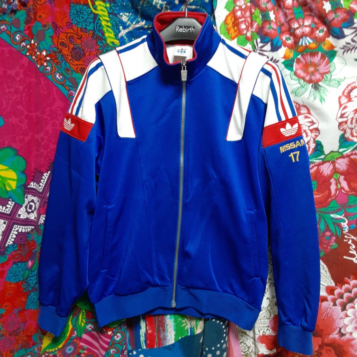 80s adidas アディダス トラックジャケット ジャージ トリコロール