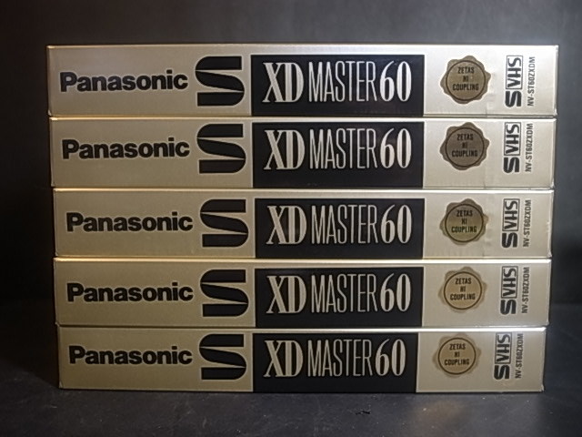 未開封 VHSビデオテープ　Panasonic　XD MASTER 60 ZATAS　５巻　　　1円_画像8