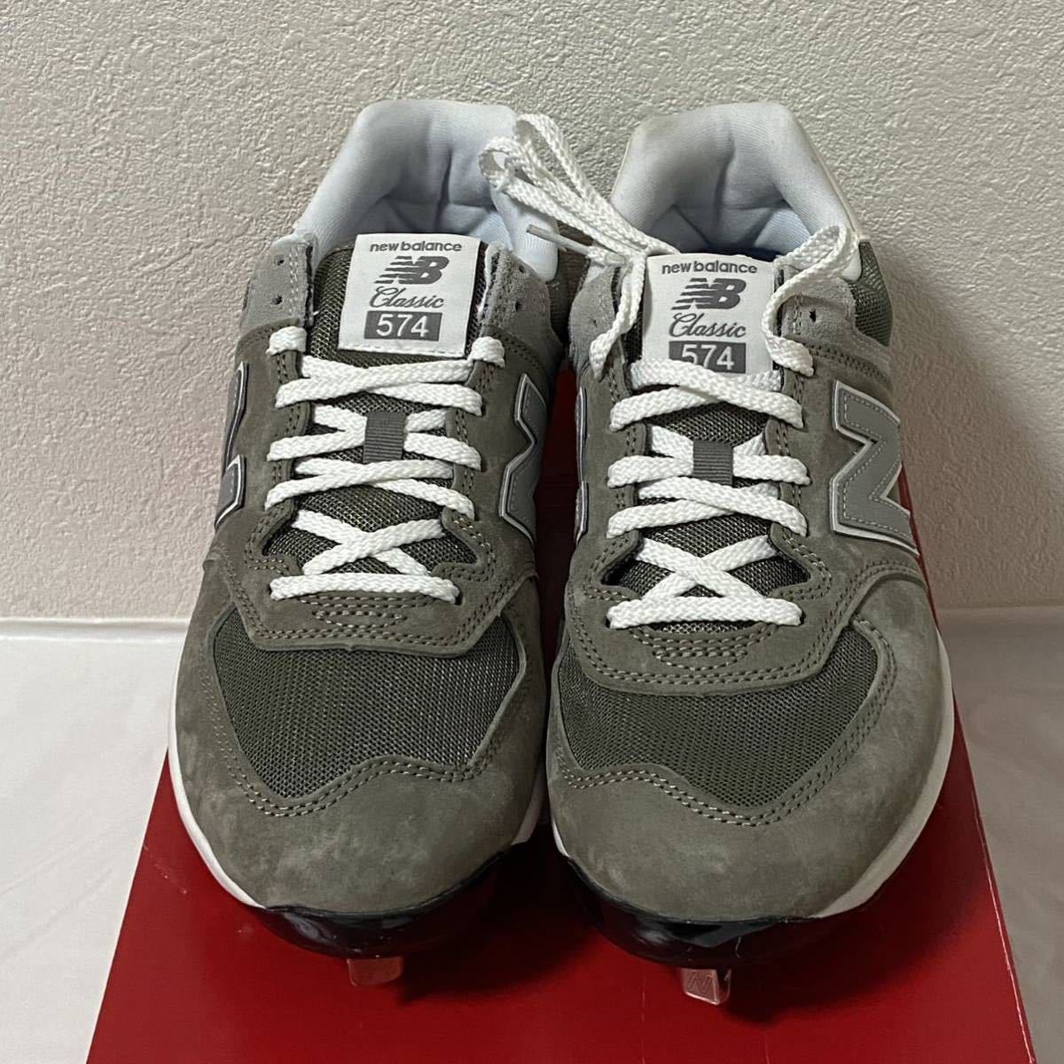 新品 New Balance Fresh Foam 574 Metal 大谷コラボモデル スパイク グレー 27.5cm 大谷翔平 ニューバランス 野球