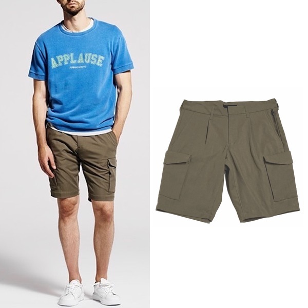21SS 一度着3 1万 ジュンハシモト P07 ORIGAMI SHORTS 21ss カーゴ