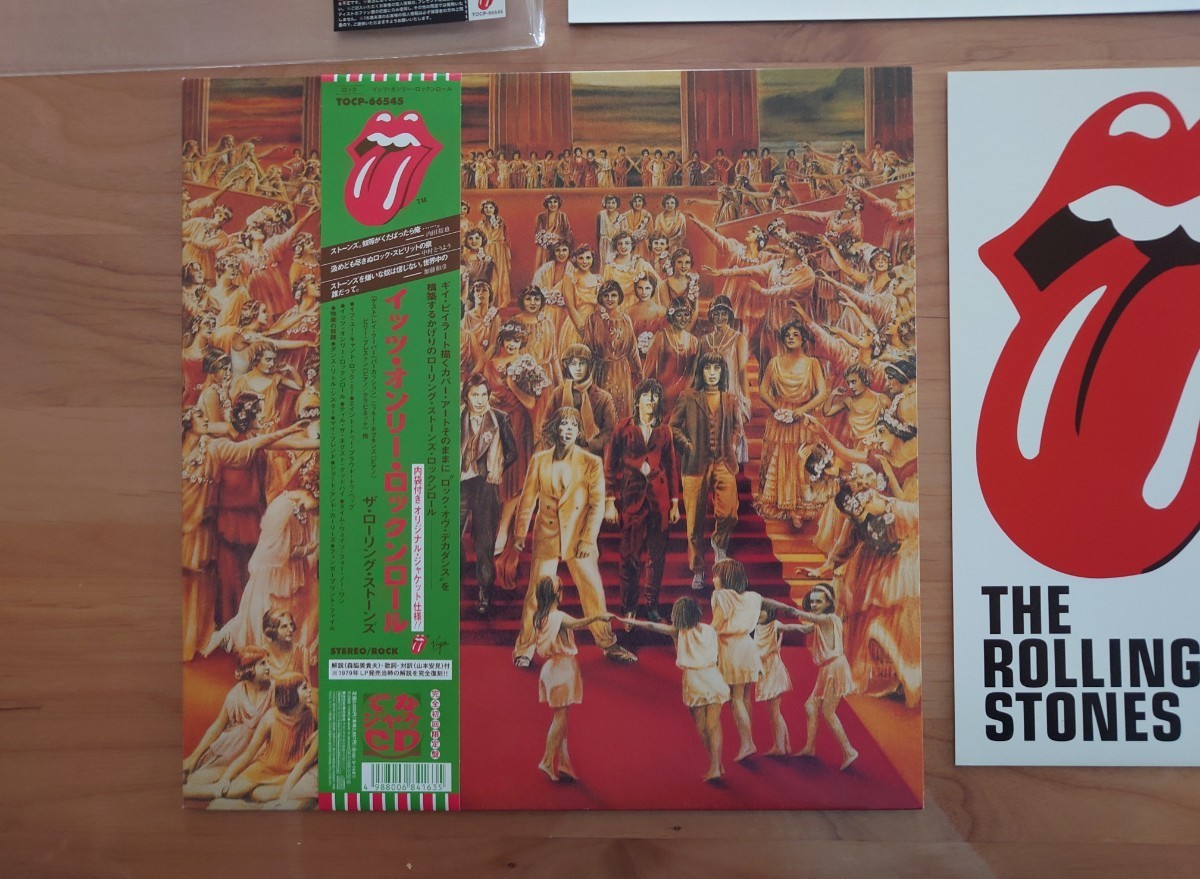 ★The Rolling Stones ローリング・ストーンズ★イッツ・オンリー・ロックンロール It's Only Rock N Roll★帯付★でかジャケCD★★中古品