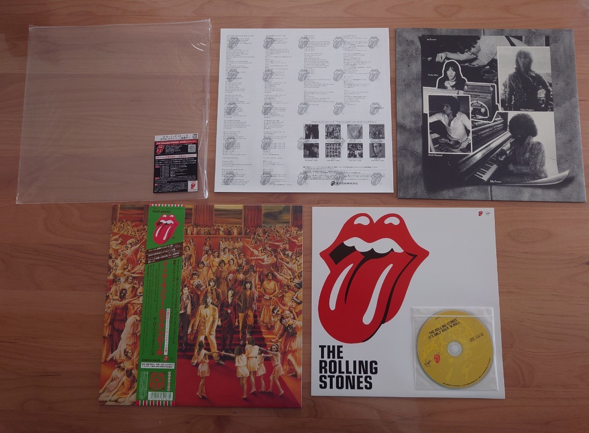 ★The Rolling Stones ローリング・ストーンズ★イッツ・オンリー・ロックンロール It's Only Rock N Roll★帯付★でかジャケCD★★中古品