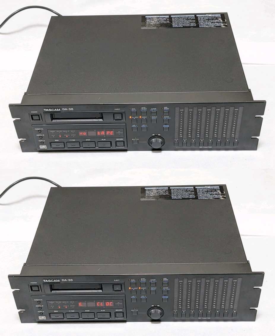 ☆TASCAM DA-38 デジタルMTR デジタルマルチトラックレコーダー