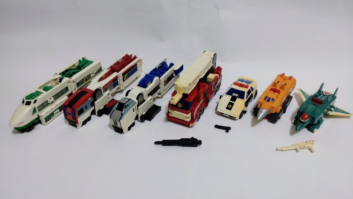 当時品】タカラ製 ガードダイバー、トライボンバー(勇者特急