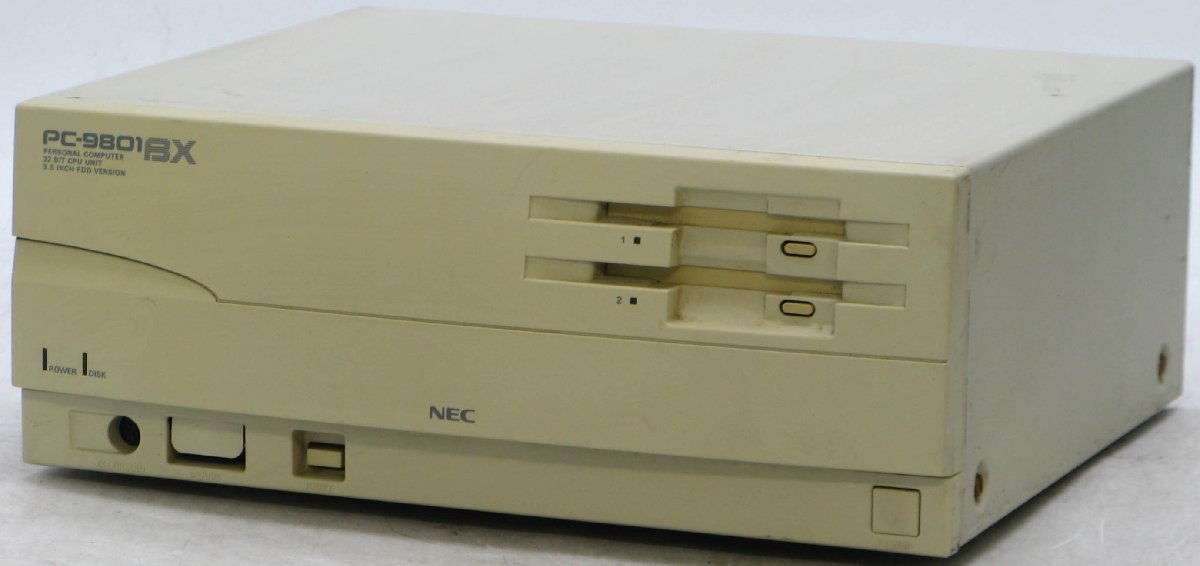 いラインアップ NEC PC-9801BX/U2 20MHz/3.5インチFDDx2 i486SX