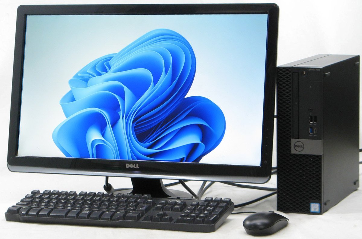 正式的 液晶セット 24インチ □ 7050-7700SF Optiplex DELL