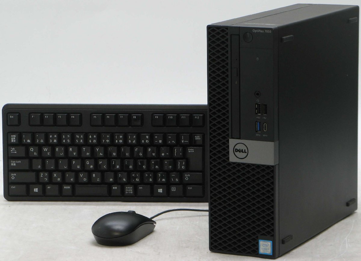 ★ 新品SSD256GB搭載 Windows11 ★ DELL Optiplex 7050-7700SF ■ i7-7700/DVDマルチ/第7世代/省スペース/最新OS搭載 デスクトップ