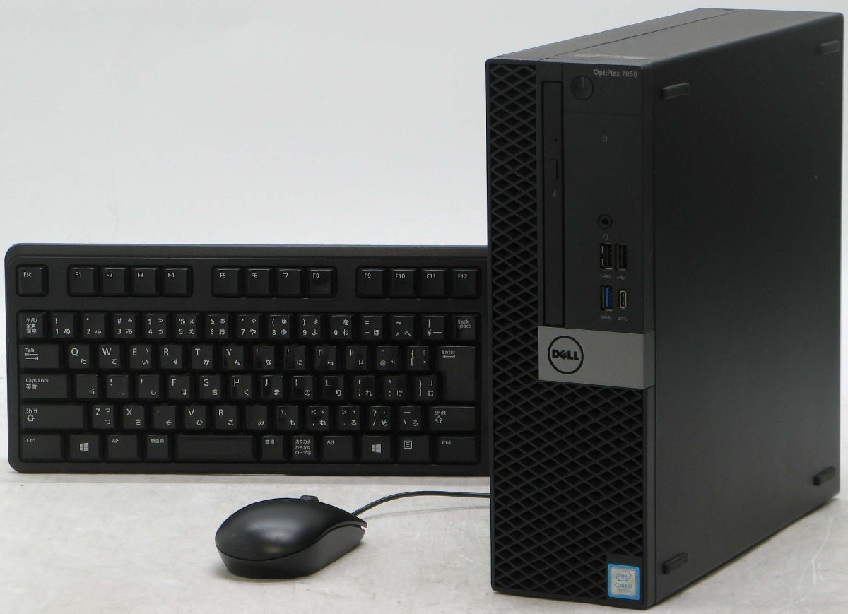 ★ 新品SSD256GB搭載 Windows11 ★ DELL Optiplex 7050-7700SF ■ i7-7700/DVDマルチ/第7世代/省スペース/最新OS搭載 デスクトップ_DELL Optiplex 7050-7700SF