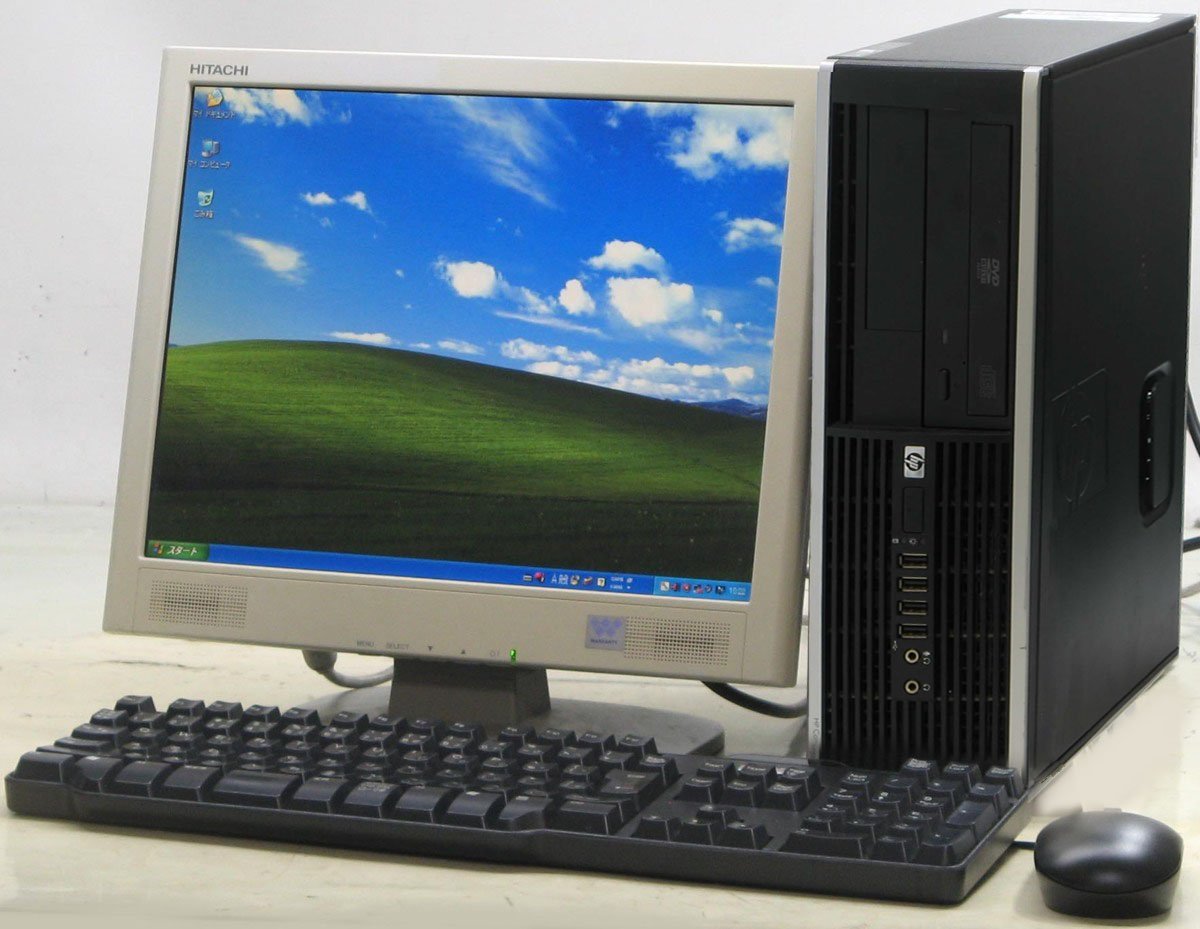 魅了 6000 Compaq HP Pro デスクトップ Core2Duo-E7500/DVDROM/希少OS