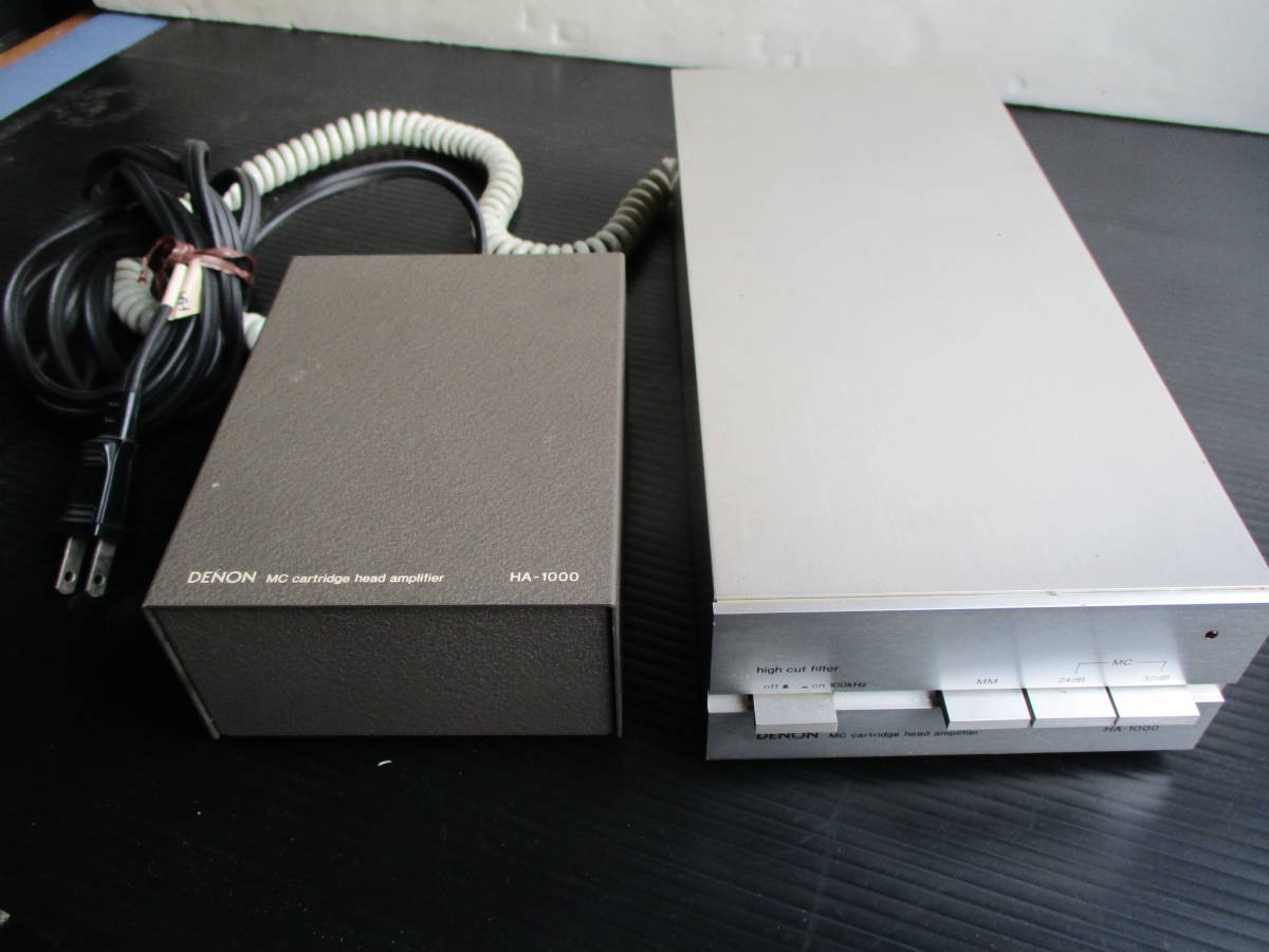 DENON MCカートリッジ用ヘッドアンプ HA-1000 DENON MCカートリッジ用ヘッドアンプ HA-1000