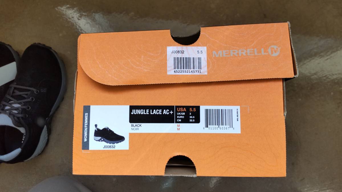 新品 メレル ジャングルレース Merrell JUNGLE LACE AC+ 靴 正規品 シューズ レディース 女性 アウトドア ウォーキング カジュアル 22.5cmの画像7