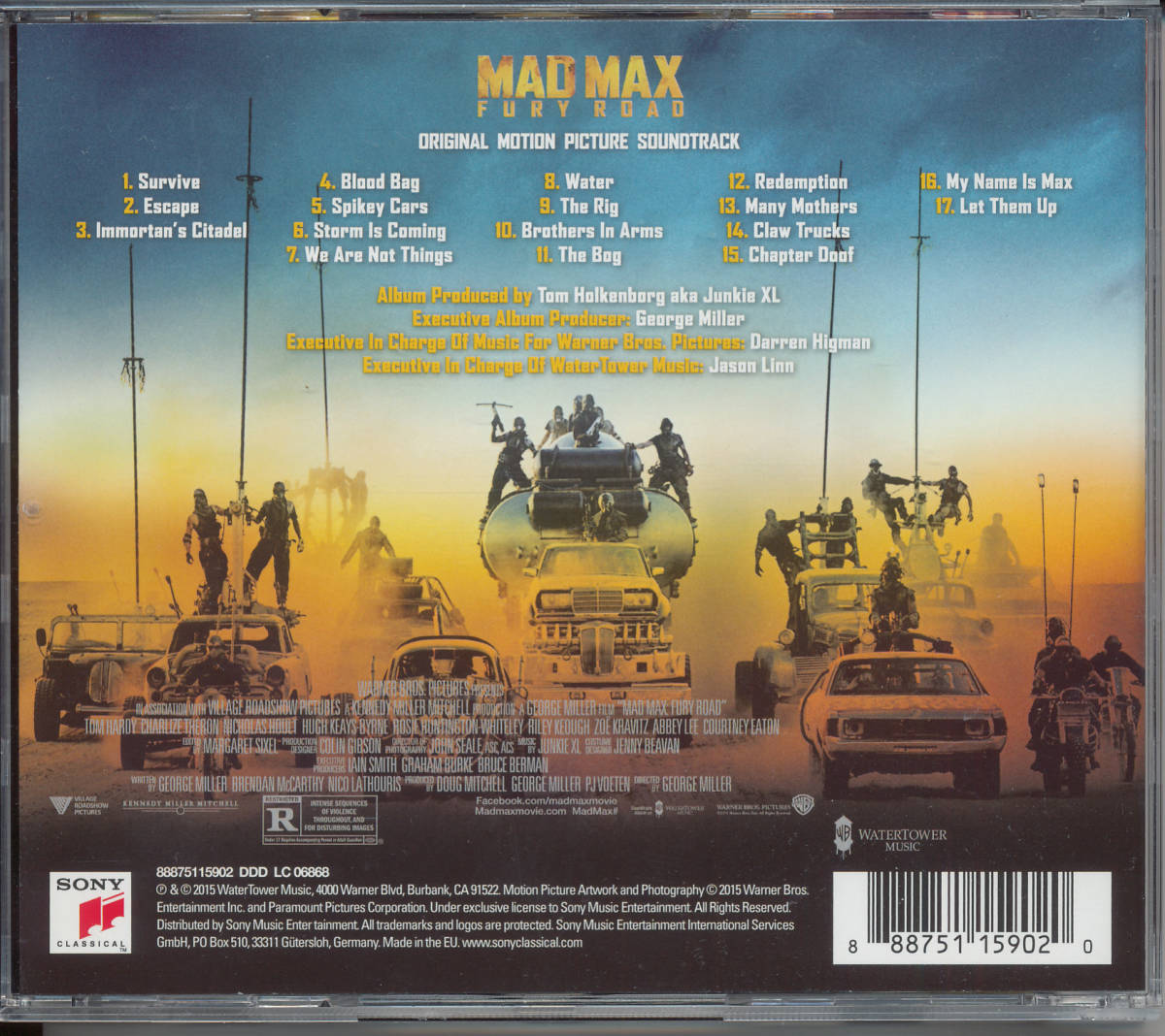 マッドマックス 怒りのデスロード★Mad Max: Fury Road★オリジナル・サウンドトラック/サントラ_画像2