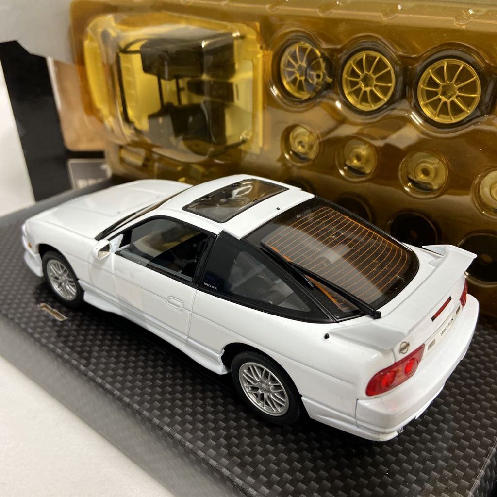 アオシマ DISM 1/24 Nissan 180SX RPS13 後期型 1996年 ホワイト 日産