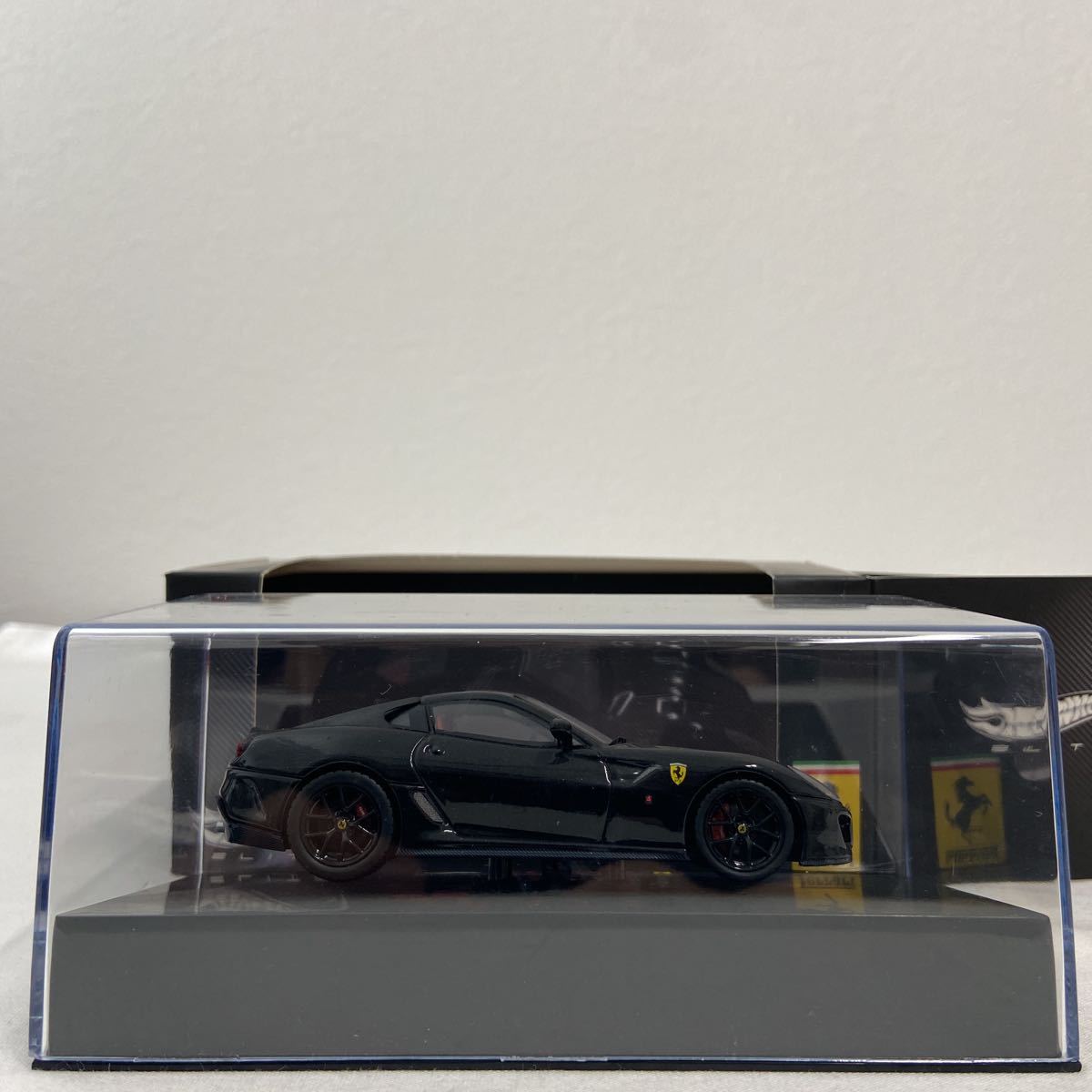 限定車 HOTWHEELS ELITE 1/43 FERRARI 599GTO ホットウィール エリート フェラーリ 599 GTO Black Hot Wheels ミニカー モデルカー_画像8