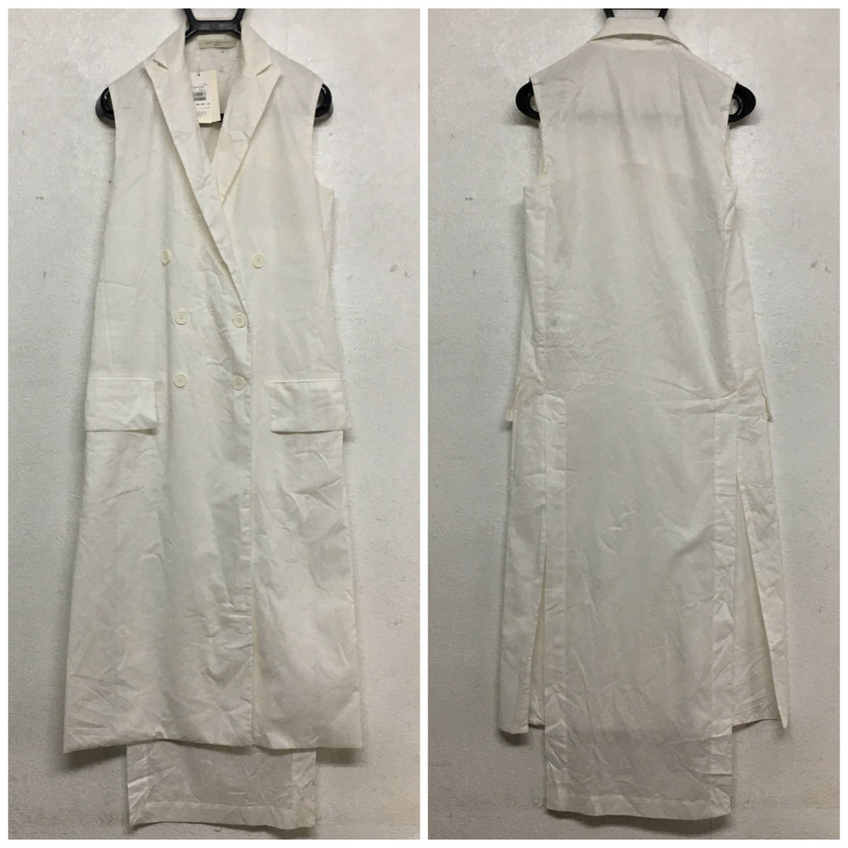 FYS4/1 未使用品 LUCIO VANOTTI ロングジレ 1 Whim Gazette ルーチョ